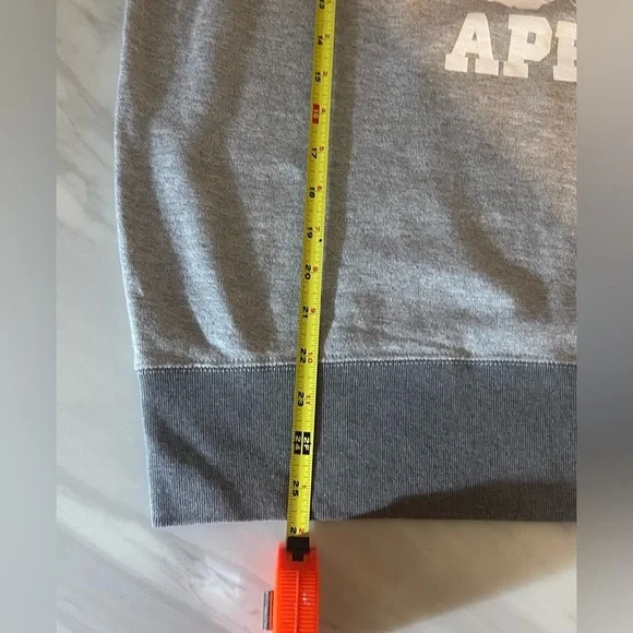 A Bathing Ape By Champion Women's Size L Gray Cotton Short Sleeve  Sweatshirt - Picture 5 of 8